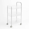 Apex Sapphire 3-layer Multipurpose Storage Trolley With Wheels