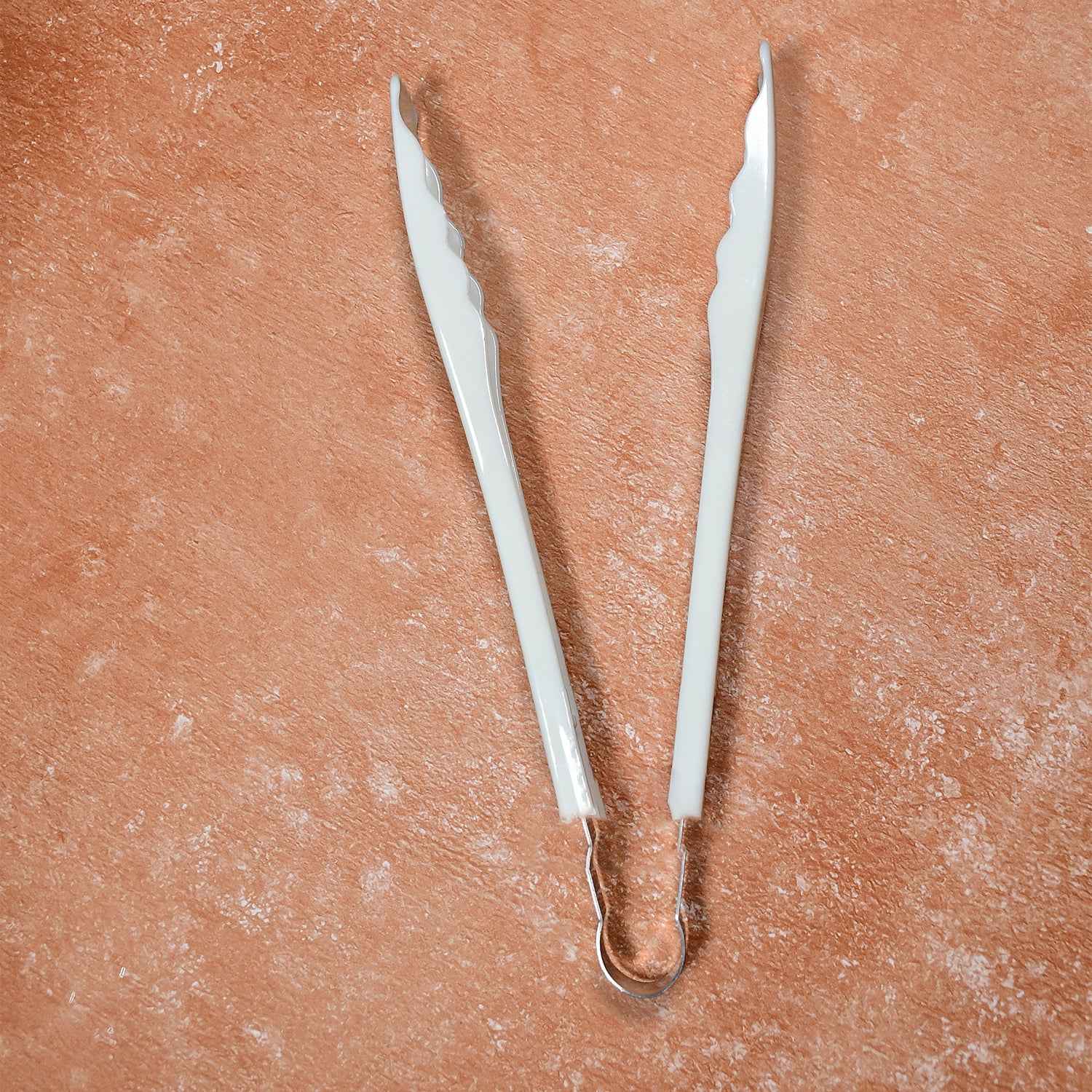 2949 Plastic Handle Tong Bread Clamps Kitchen Tongs Cooking Tongs.