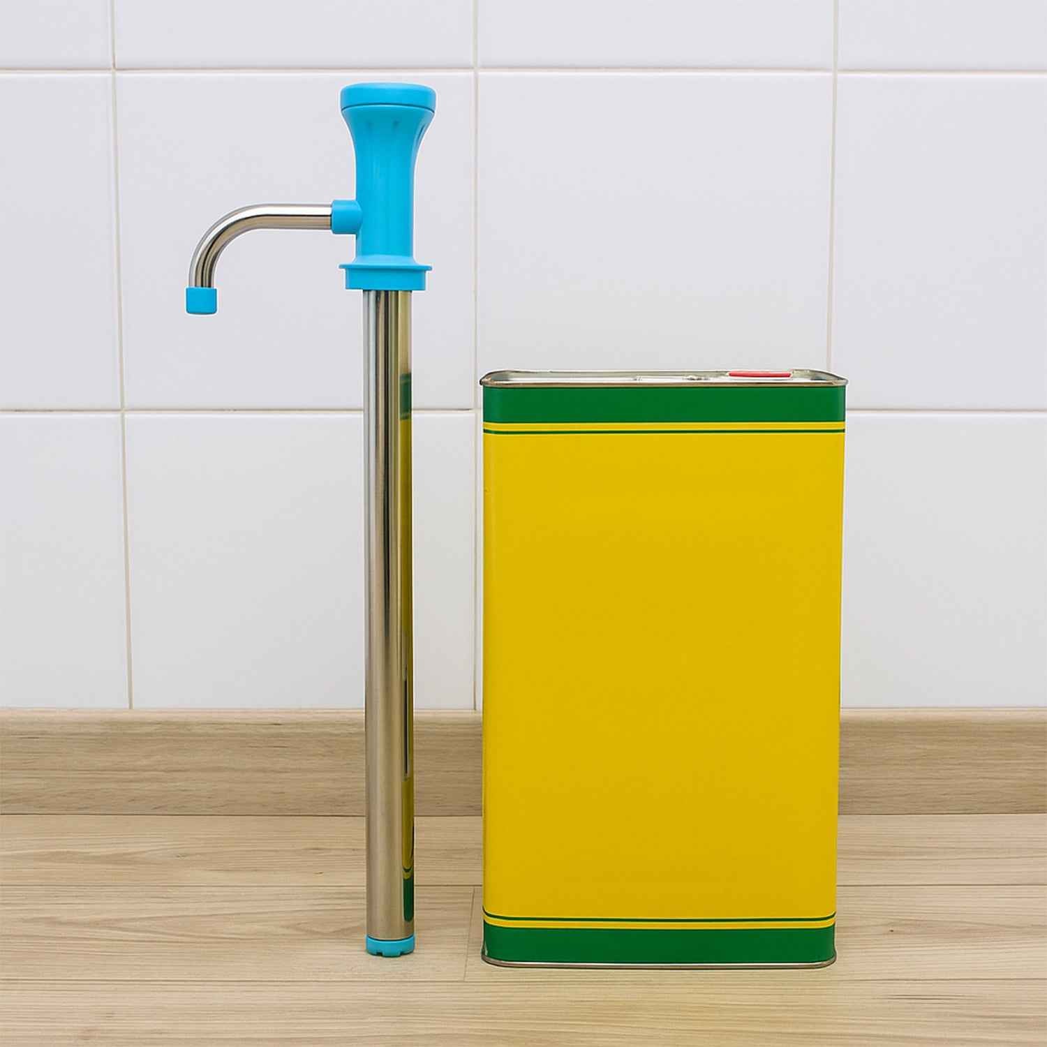 Supermom Manual Stainless Steel Oil Pump Dispenser (1 Pc)