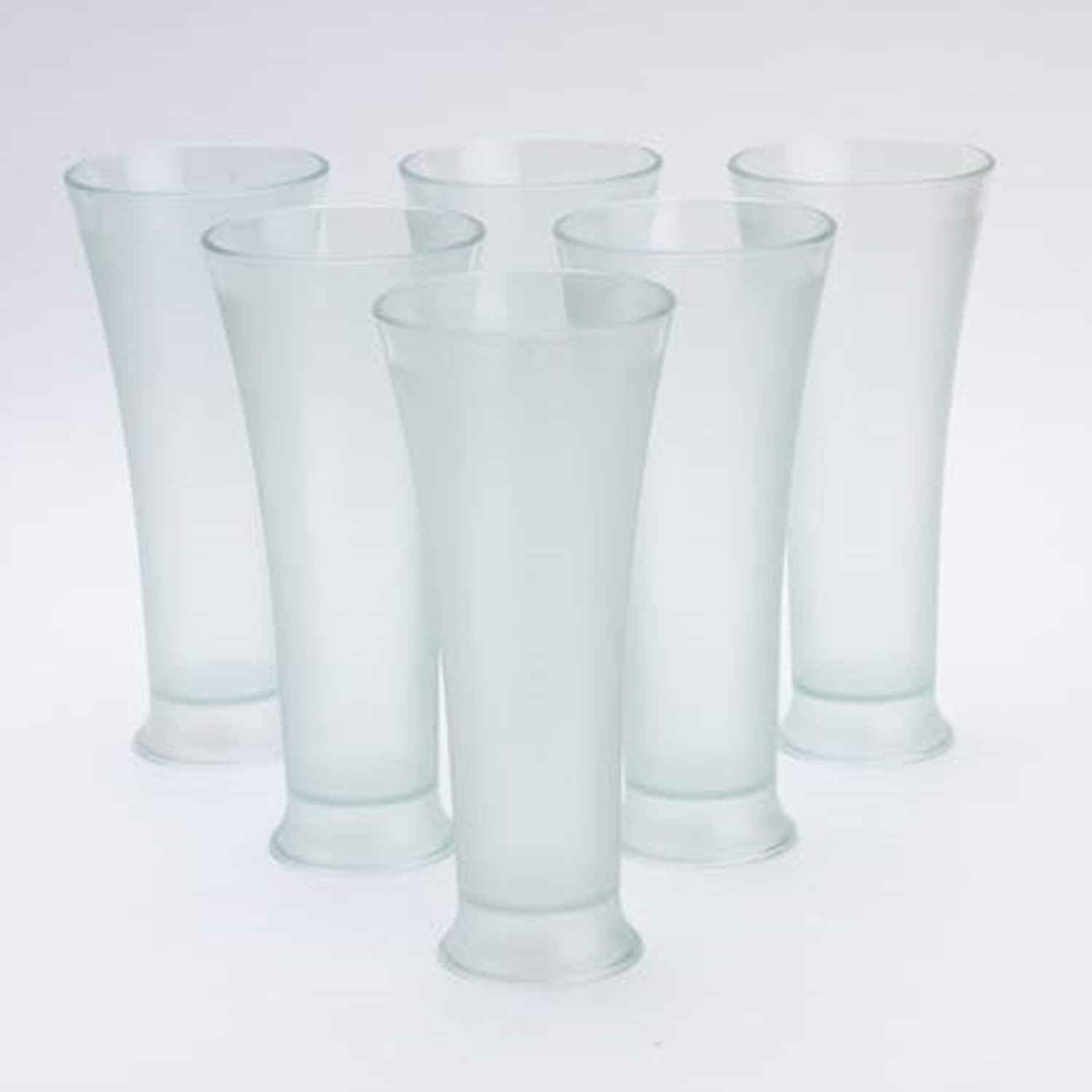 8219 High Quality Faluda Ice Cream Juicer And Water Glasses Set Of 6 Transparent Drinking Water Glasses Stylish Glasses For Faluda Water Juice Glass Set Of 6 Pcs (300 Ml Approx)