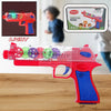 Plastic Gear Simulation Laser Toy Gun – 3D Lights, Music & Rotating Gear (1 Pc, 3+ Years) Variety Bazaar