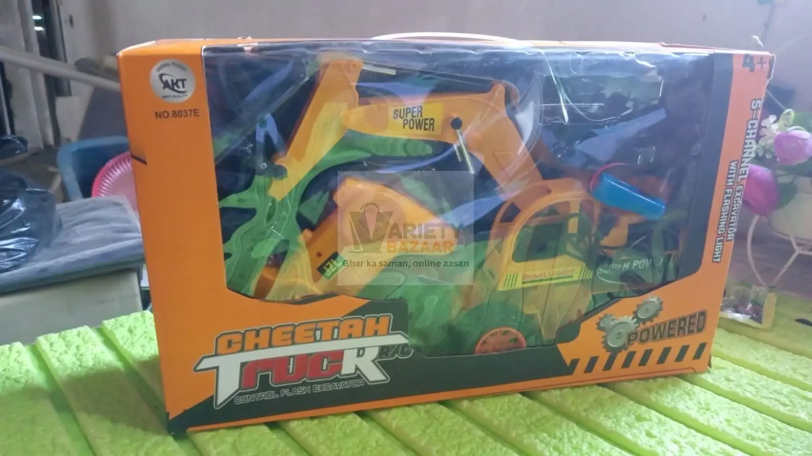 Plastic JCB Construction Toy Remote Control JCB Toys for Kids Boys, Super Power Remote Control JCB Truck Construction Toy (1 Set) Variety Bazaar