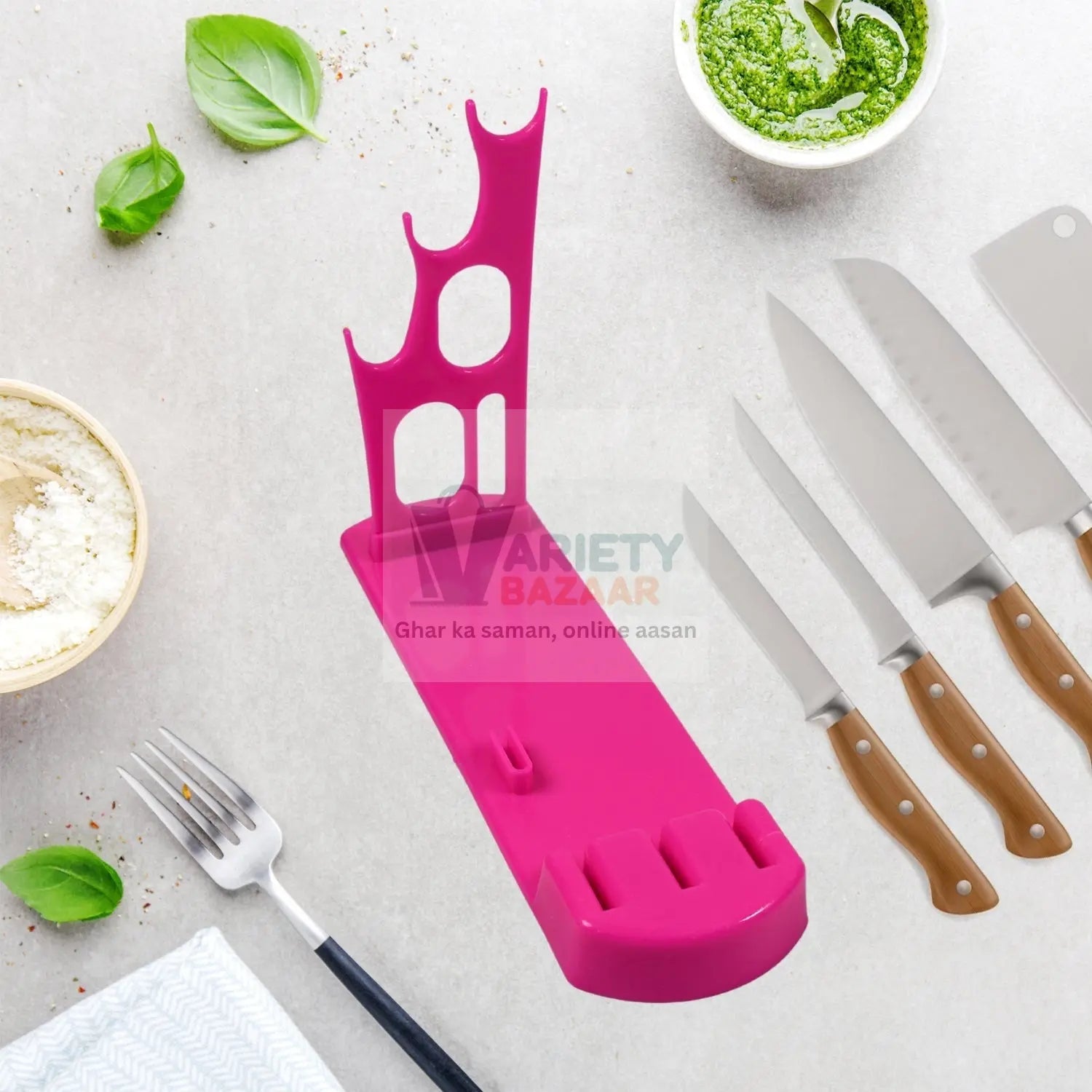 Plastic Kitchen Knife Stand Best Kitchen Knife Stand Multifunction Knife Holder Variety Bazaar