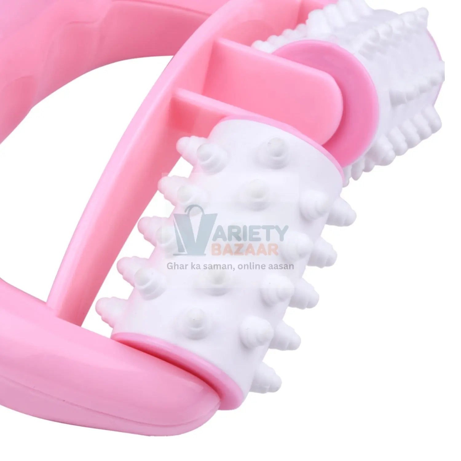 Plastic Massage Roller - 2-Roller Manual Design for Cellulite & Muscle Pain Relief Variety Bazaar