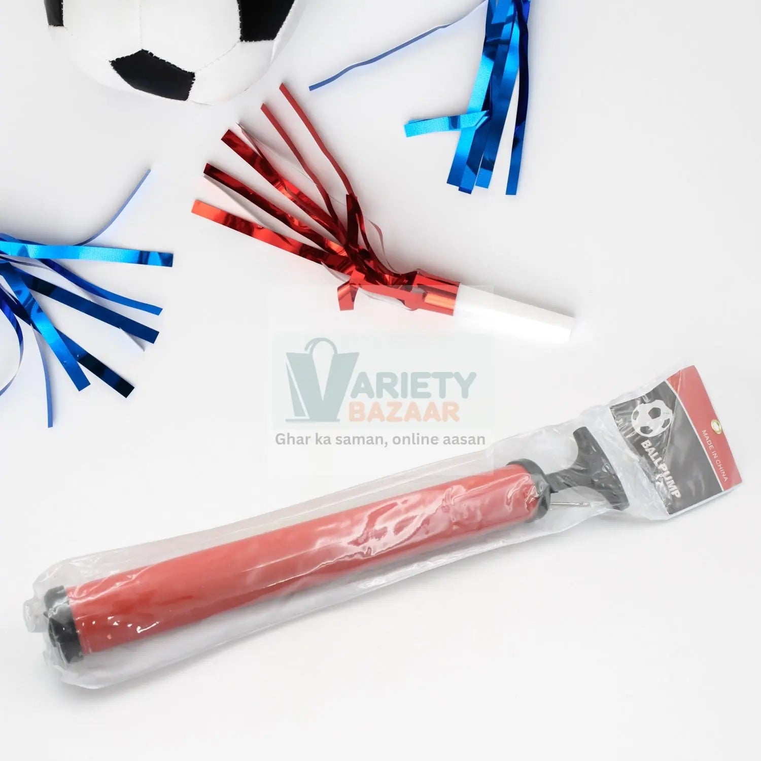 Plastic Pump for Inflating Balls (33.5CM) - Inflatable Ball Development Toy Variety Bazaar