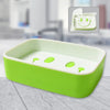 Portable Travel Home Box Cute Cartoons Smile Face Container Draining Holder Soap Dish ,Sabudani Variety Bazaar