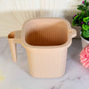 Plastic Square Bath Water Mug (1 Pc  1000 Ml  Mix Color)