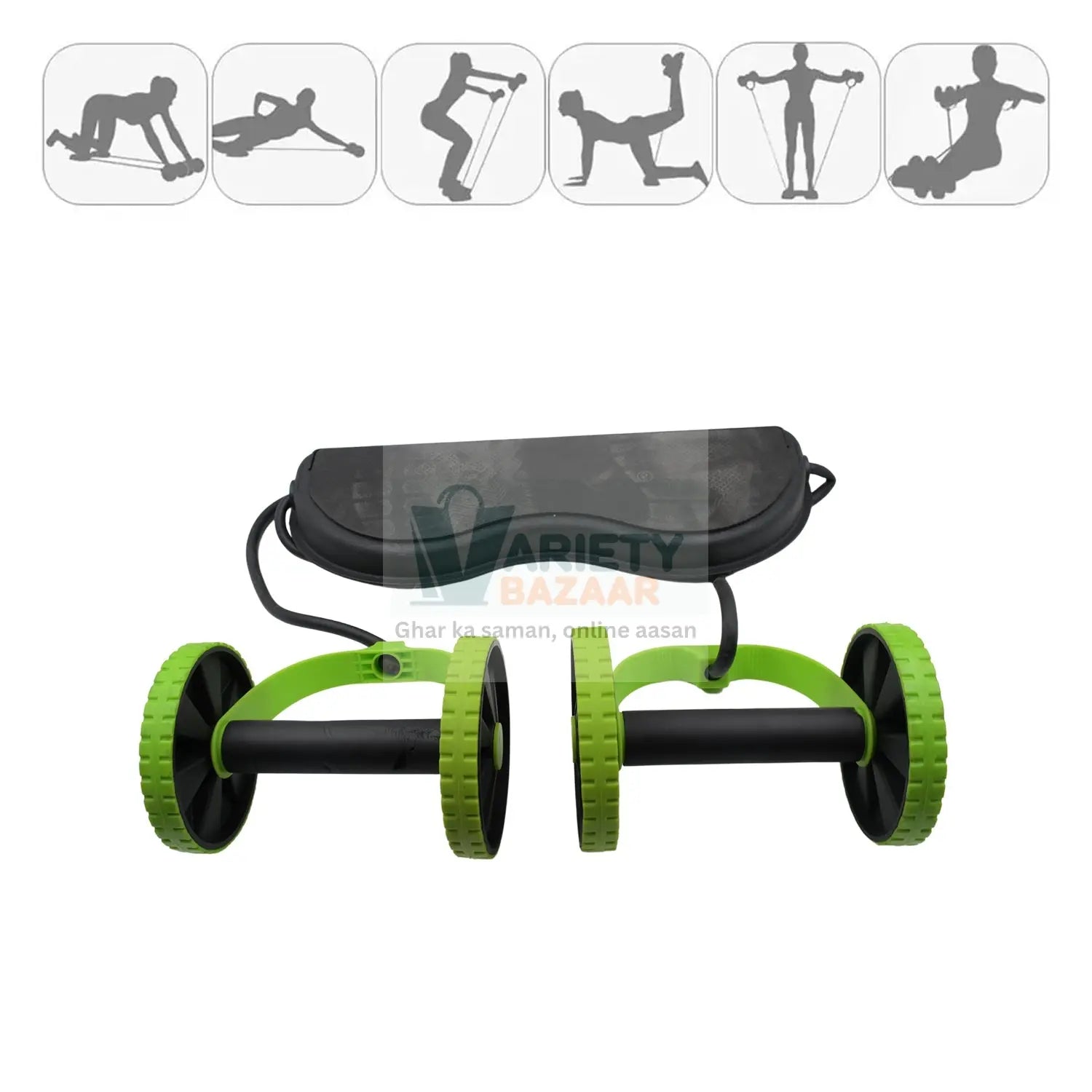 Professional ab builder with resistance tube for men and women