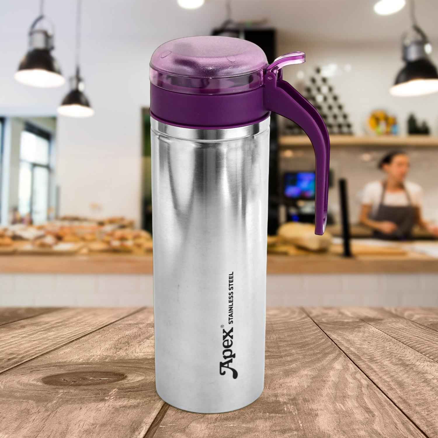 Apex 750ml Approx. Stainless Steel Oil Pourer (1 Pc)