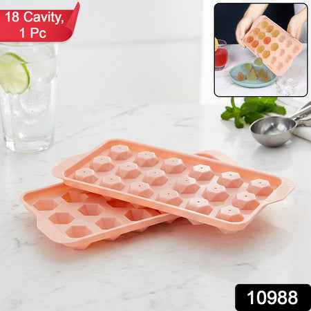 Durable Plastic Ice Cube Tray (1 Pc)