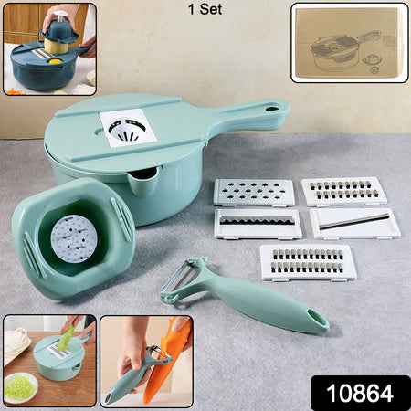 Multi-function Vegetable Cutter  Grater Set