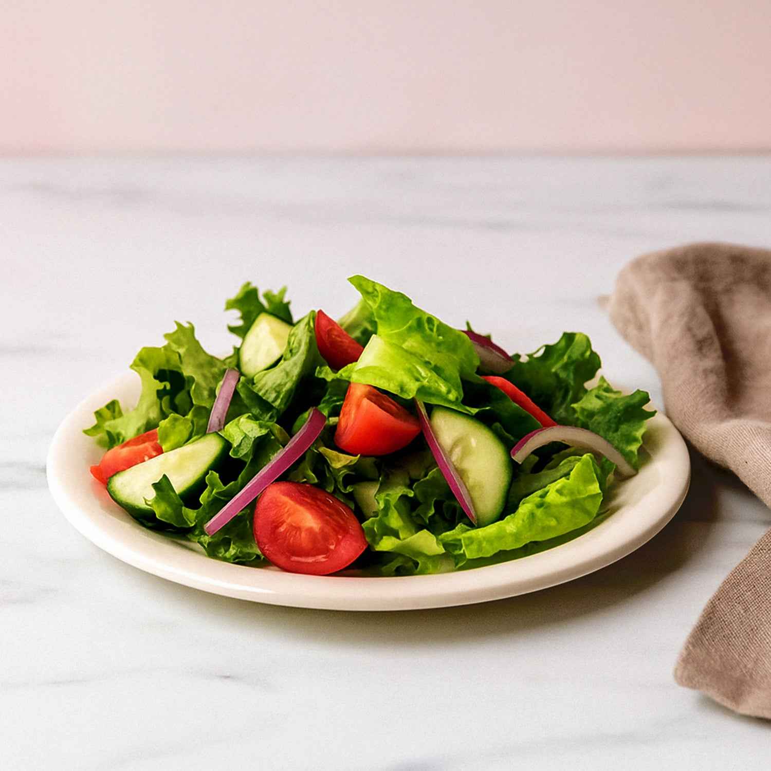 Plastic Round Dinner  Serving Plate  19 Cm (1 Pc)