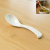 Plastic Soup Spoon  Deep Bowl (1 Pc  White)