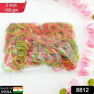 RUBBER BAND FOR OFFICE/HOME AND KITCHEN ACCESSORIES ITEM PRODUCTS, ELASTIC RUBBER BANDS, FLEXIBLE REUSABLE NYLON ELASTIC UNBREAKABLE, FOR STATIONERY, SCHOOL MULTICOLOR Travel Sahayak