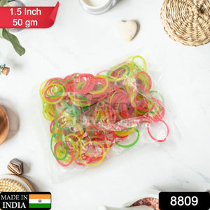 RUBBER BAND FOR OFFICE/HOME AND KITCHEN ACCESSORIES ITEM PRODUCTS, ELASTIC RUBBER BANDS, FLEXIBLE REUSABLE NYLON ELASTIC UNBREAKABLE, FOR STATIONERY, SCHOOL MULTICOLOR Travel Sahayak