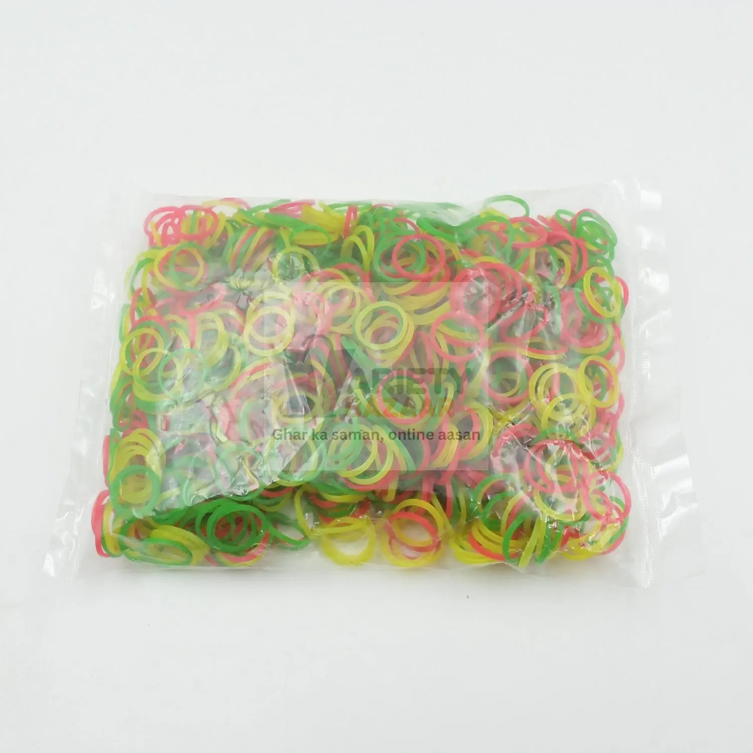 RUBBER BAND FOR OFFICE/HOME AND KITCHEN ACCESSORIES ITEM PRODUCTS, ELASTIC RUBBER BANDS, FLEXIBLE REUSABLE NYLON ELASTIC UNBREAKABLE, FOR STATIONERY, SCHOOL MULTICOLOR Travel Sahayak