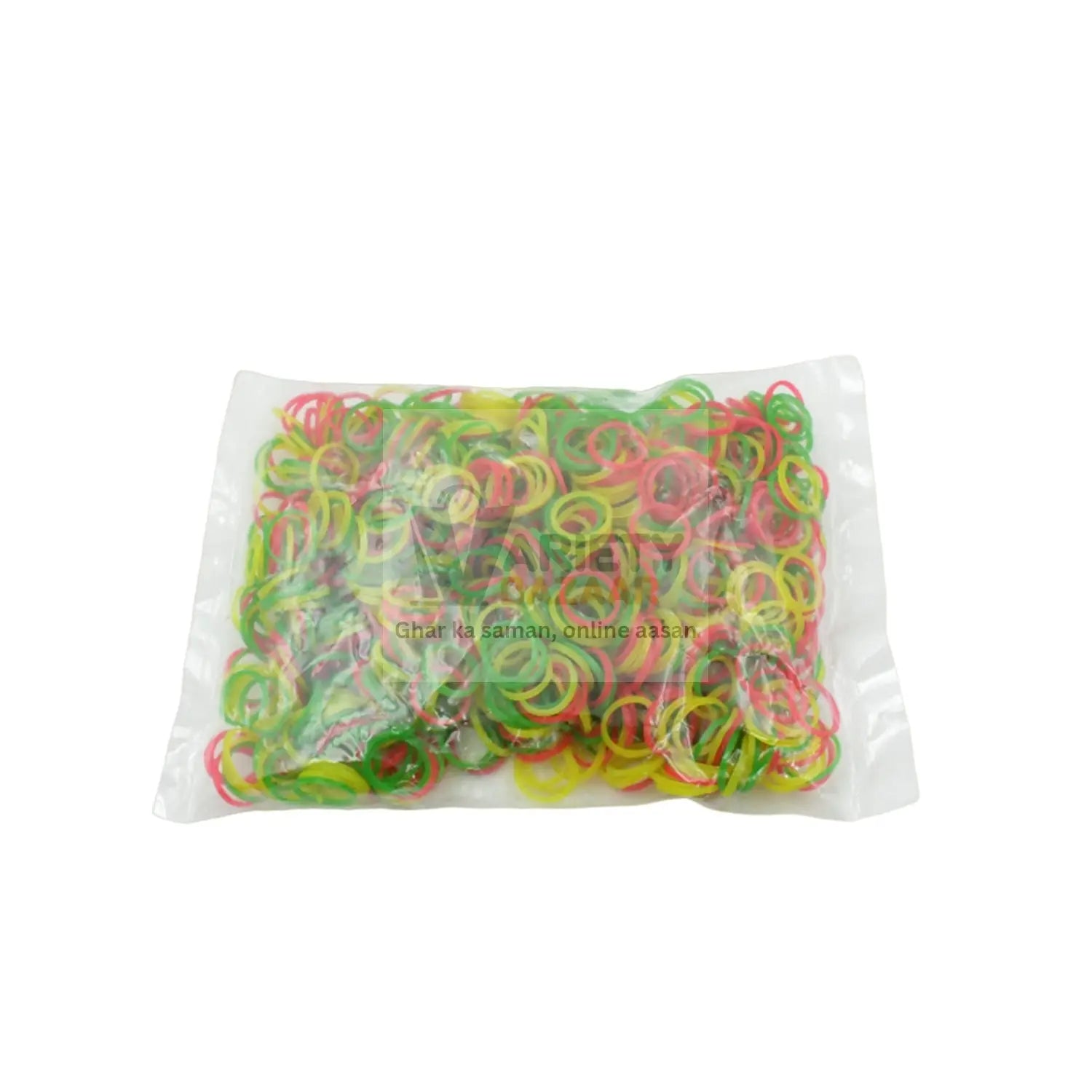RUBBER BAND FOR OFFICE/HOME AND KITCHEN ACCESSORIES ITEM PRODUCTS, ELASTIC RUBBER BANDS, FLEXIBLE REUSABLE NYLON ELASTIC UNBREAKABLE, FOR STATIONERY, SCHOOL MULTICOLOR Travel Sahayak