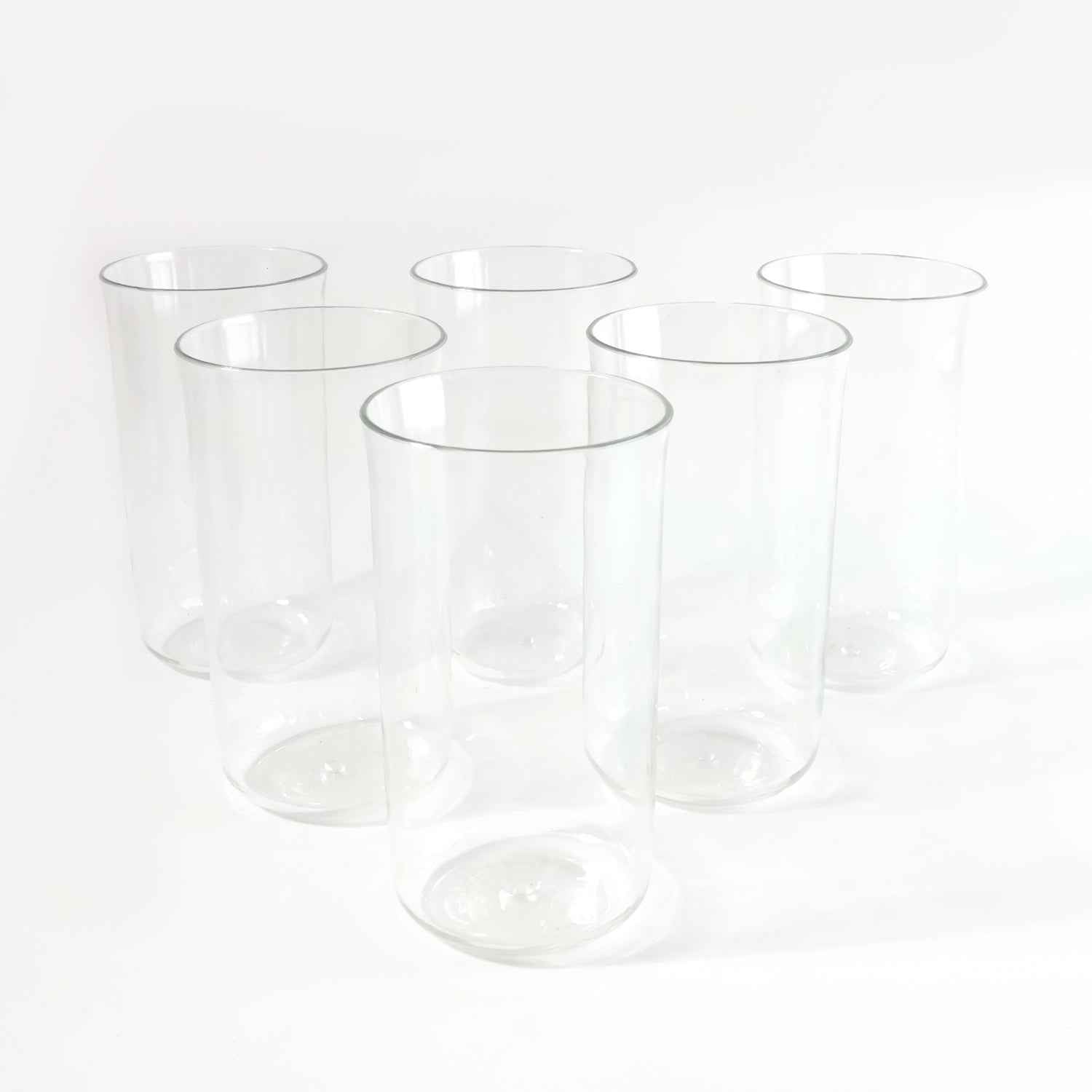 Glossy Plastic Glass Set (6 Pc  300 Ml)