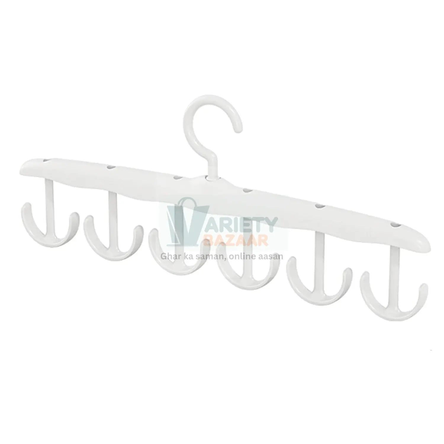 Rotatable Tank Top Hanger – Space Saving Closet Organizer for Dorms & Apartments (12-Hook) Variety Bazaar