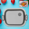 0098a Collapsible Cutting Board With Dish Tub Basket