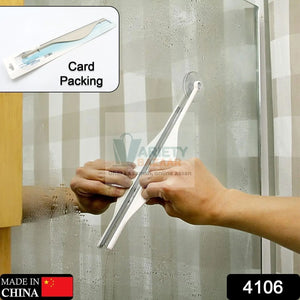 Shower Glass Squeegee Creative Bathroom Flat Mirror Window Glass Wiper Cleaner Bathroom Steam Wiper Cleaner Squeegee Travel Sahayak