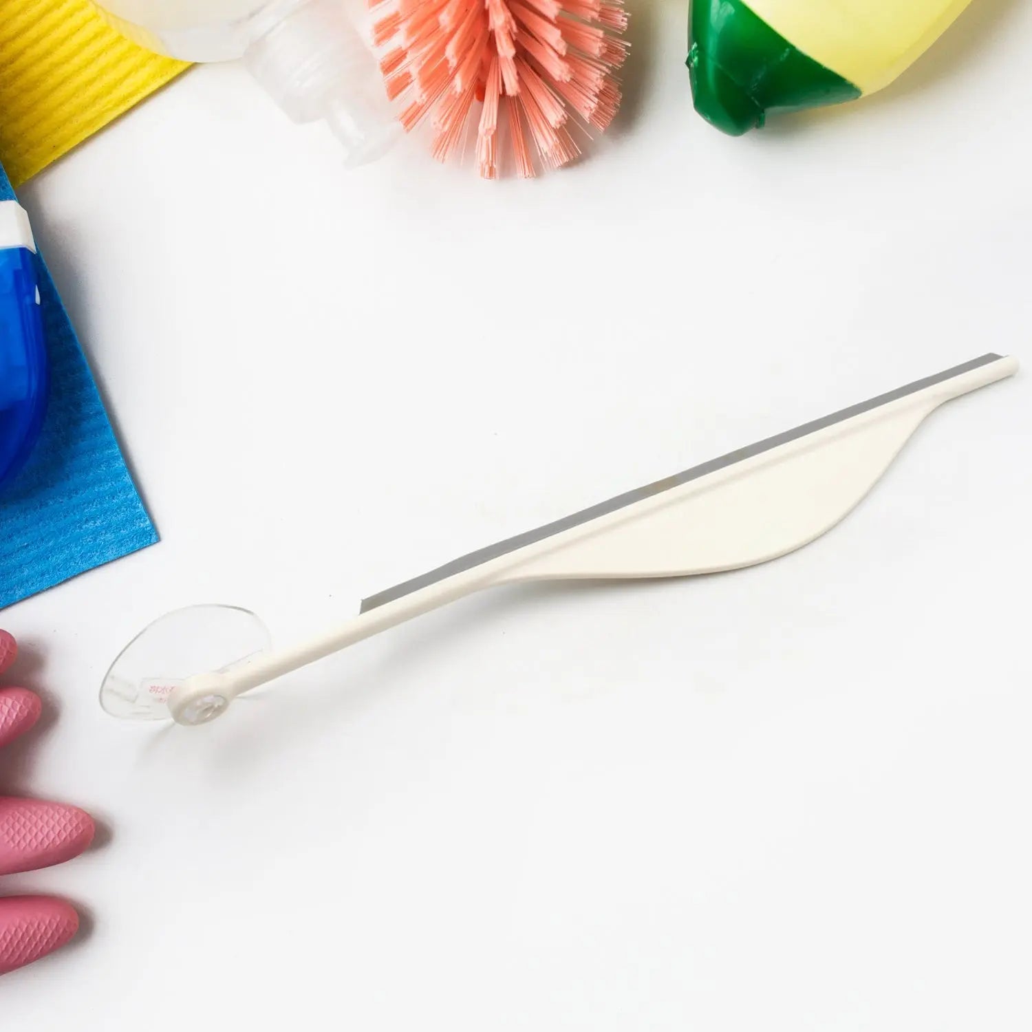 Shower Glass Squeegee Creative Bathroom Flat Mirror Window Glass Wiper Cleaner Bathroom Steam Wiper Cleaner Squeegee Travel Sahayak