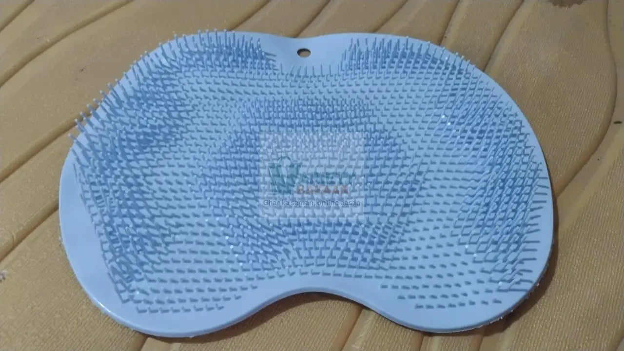 Silicone Bath Massage Cushion – Suction Cup Exfoliating Foot Scrubber & Mat Variety Bazaar