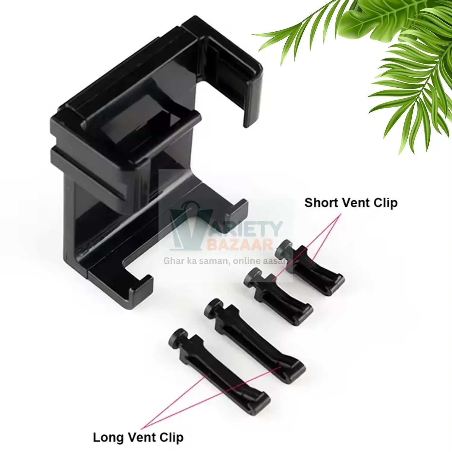 Smartphone Car Holder – Air Vent & Dashboard Bracket (1 Pc) Variety Bazaar