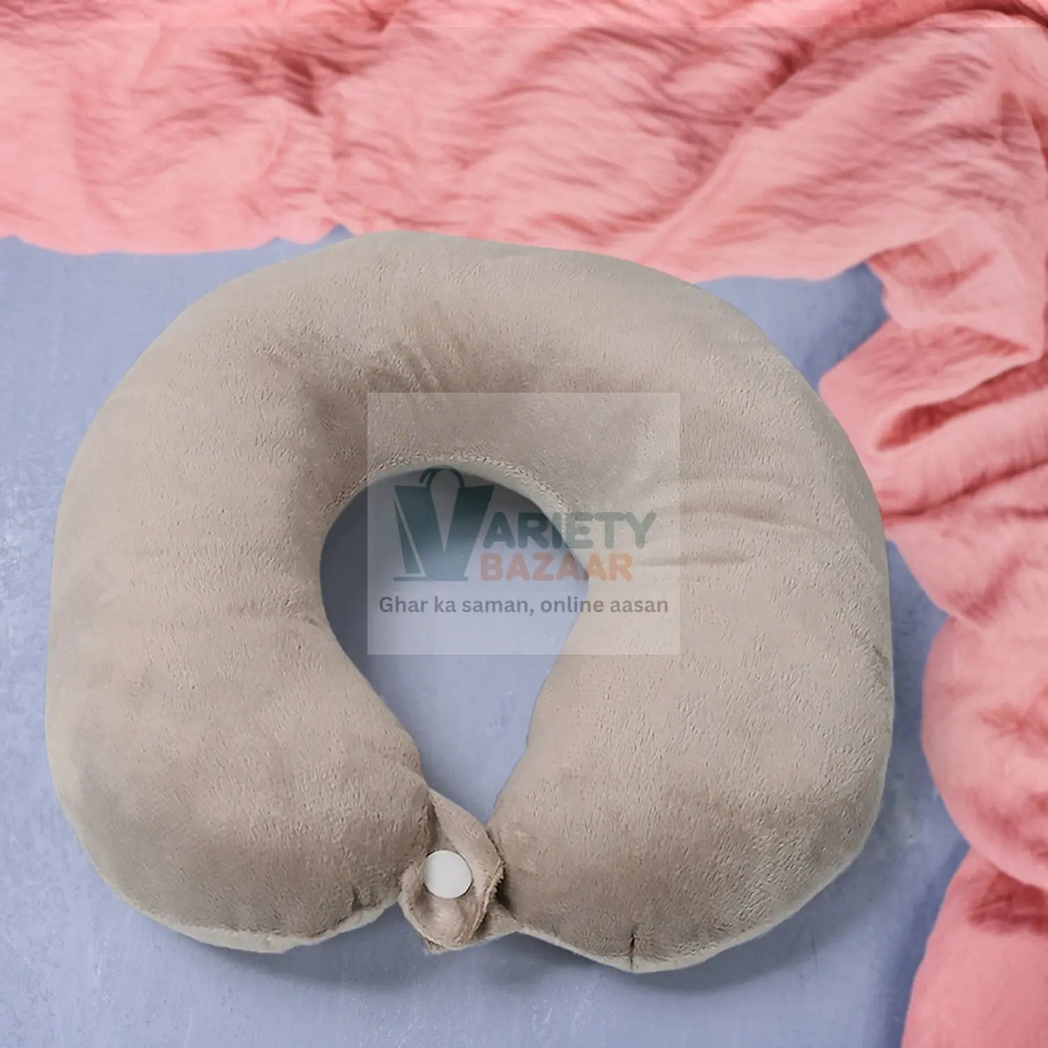 Soft Neck Pillow for Car, Home, Airplane Travel, Travel Neck Pillow for Sleeping & Travel Essentials for Neck Rest Multipurpose Comfortable Head Rest Neck Holder Pillow (1 Pc) Variety Bazaar