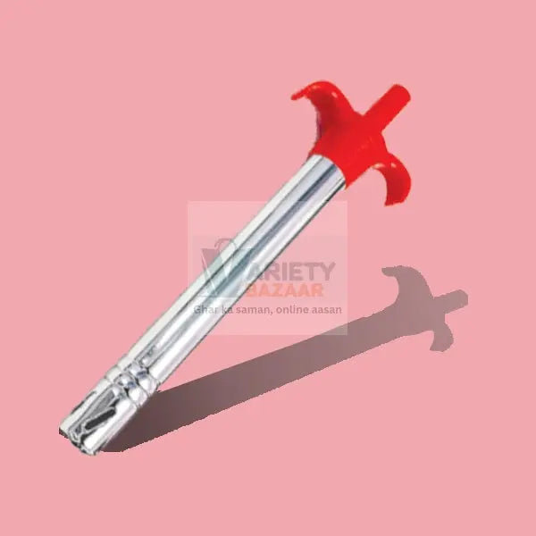 Stainless Steel Electronic Gas Lighter and Knife (2 in 1) Variety Bazaar