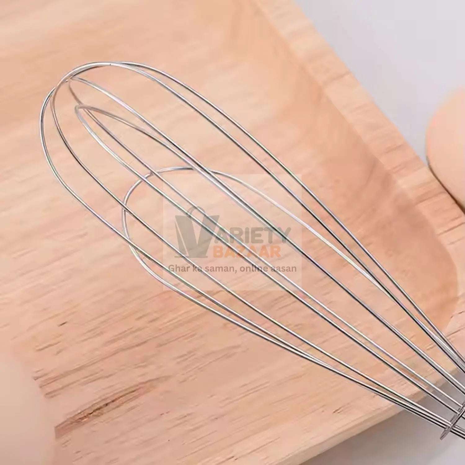 Stainless Steel Manual Milk Frother Egg Whisk Free Egg Separator (1 Pc) Variety Bazaar