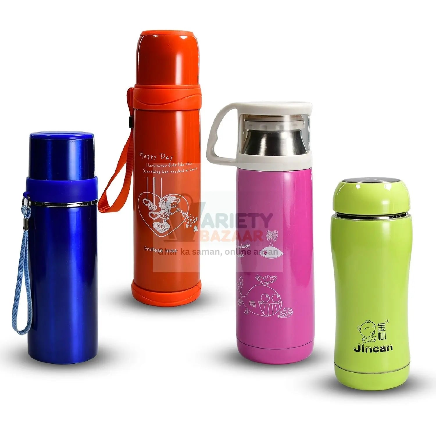 Stainless Steel Mix Bottle for Water & Beverages (1 Pc) Variety Bazaar