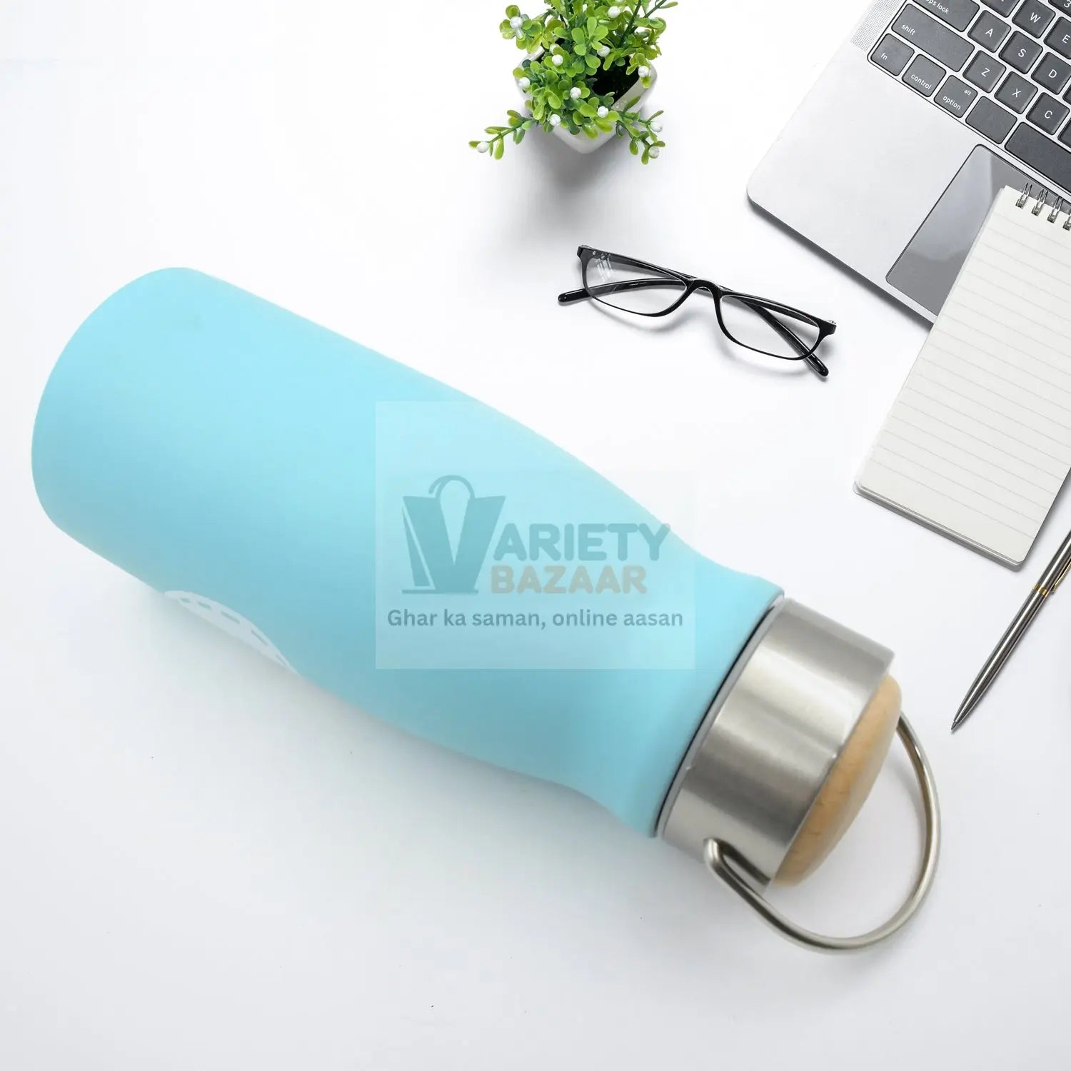 Stainless Steel Water Bottle for Gym & Office (360ml, Leak-Proof) Variety Bazaar