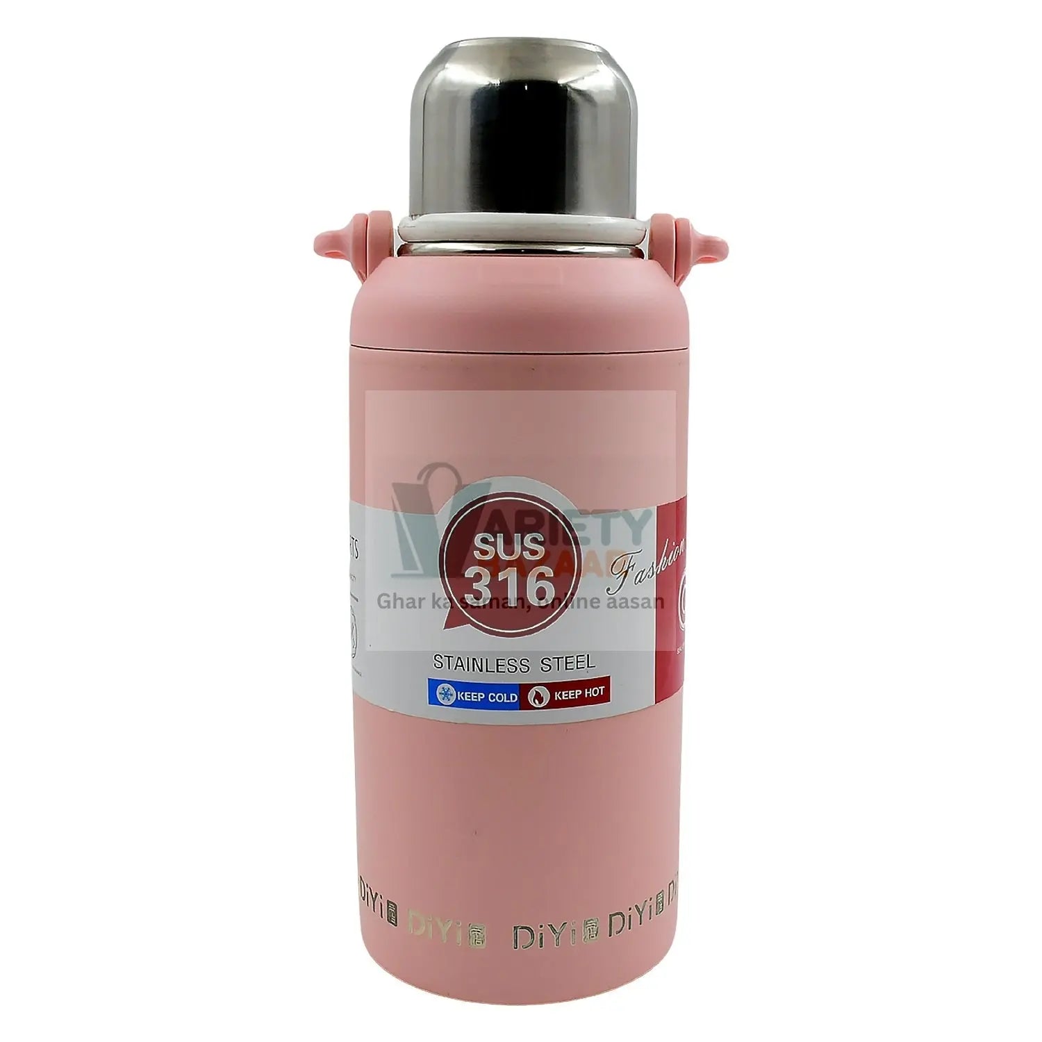 Stainless Steel tumblers 316 Stainless Steel, Vacuum Insulated Cup / Bottle, Portable Travel Kettle / Water Bottle with Handle, Outdoor Large Capacity Sports Kettle Cups / Bottle (1300 ML) Variety Bazaar