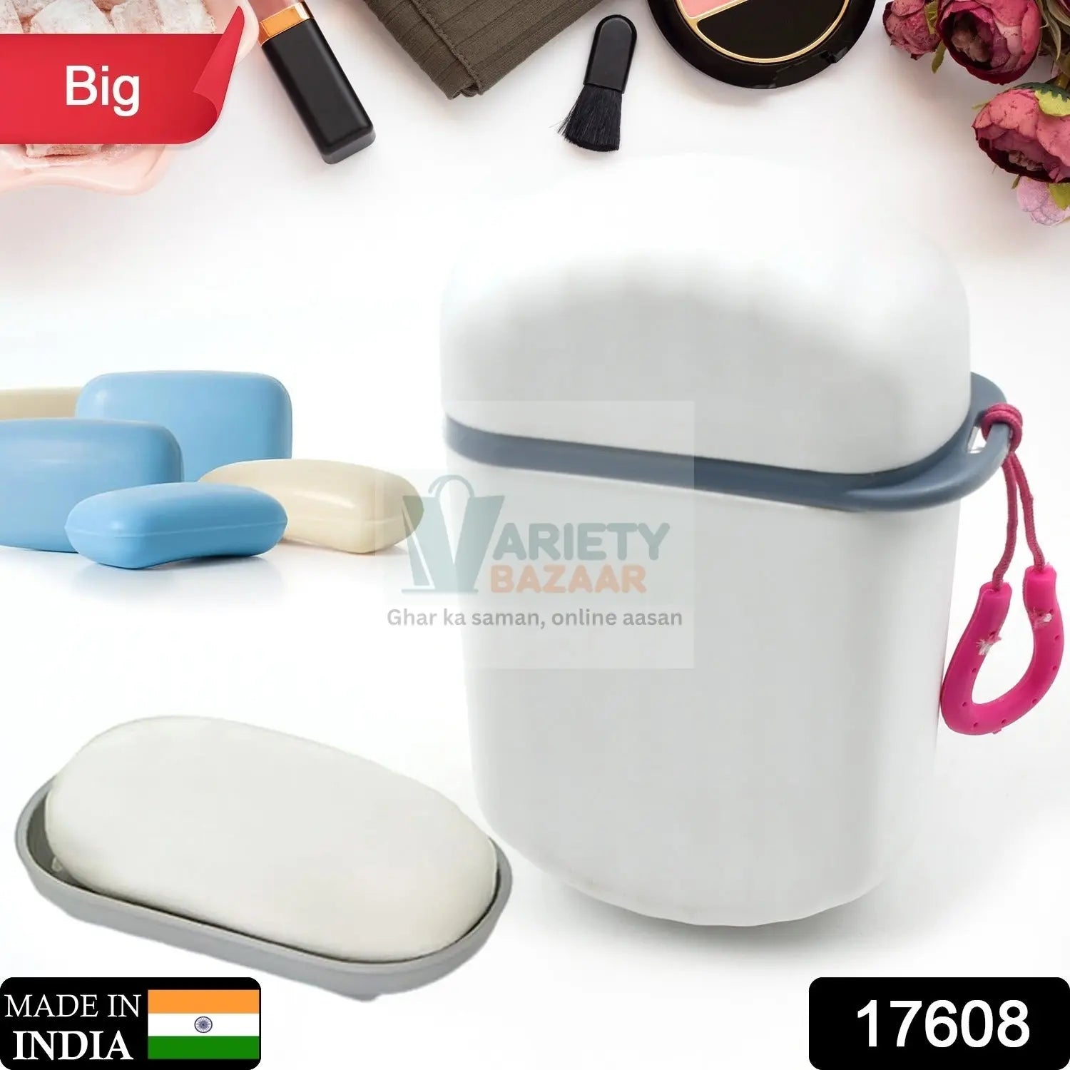 Stylish and Practical Soap Holder for Travel  Soap Box With Secure Seal and Non Leak Design Stylish Soap Box for Home, Bathroom, Hiking, Travel, Camping Capsule Soap Box (1 Pc) Variety Bazaar