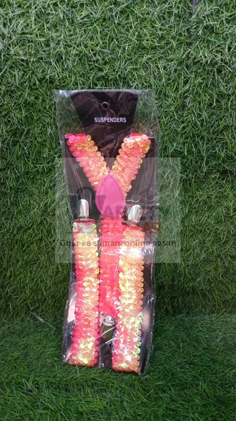 Adjustable clip suspenders for any outfit.