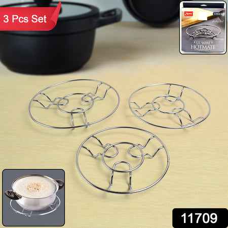 Apex Stainless Steel Wire Hotmate Trivet Stand Set Of 3