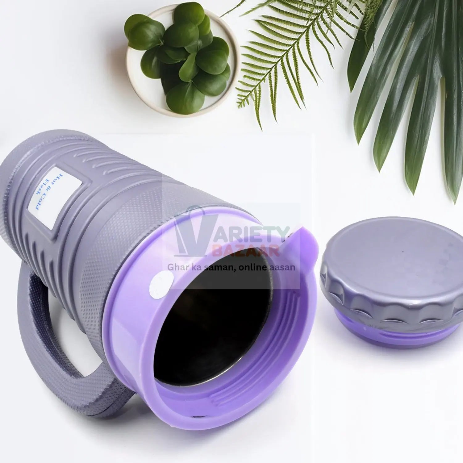 Thermos Insulated Flask or hot Kettle,  Plastic innner Steel, Insulated Tea Kettle Hot and Cold Premium Tea Kettle Kettle | Easy to Carry | Leak Proof | Tea Jug | Coffee Jug | Water Jug | Hot Beverag (1200 Ml, 1700ML ) Travel Sahayak