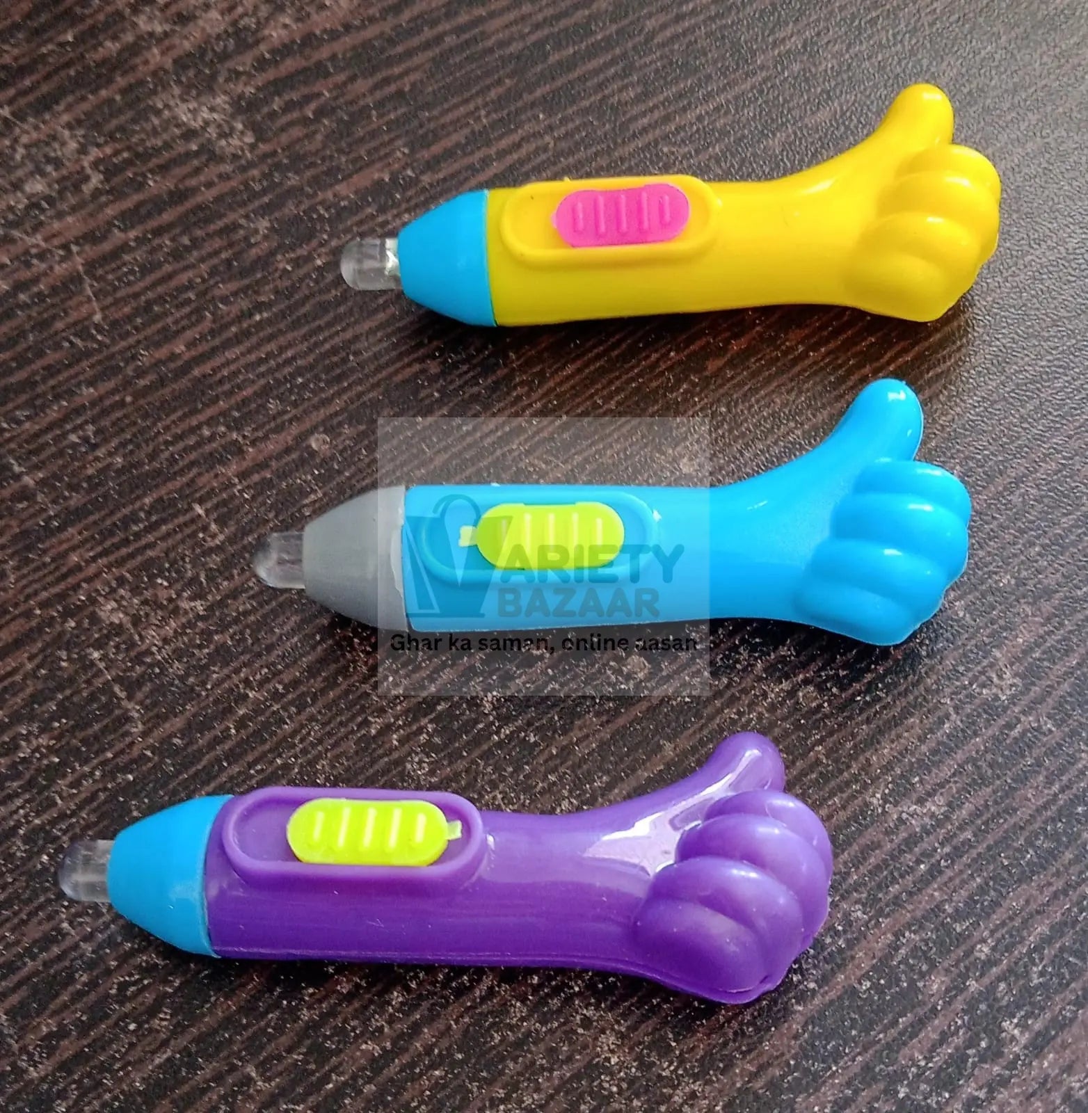 Thumb shaped light, lightning keychain, lightning toy, thumb shape LED light Variety Bazaar