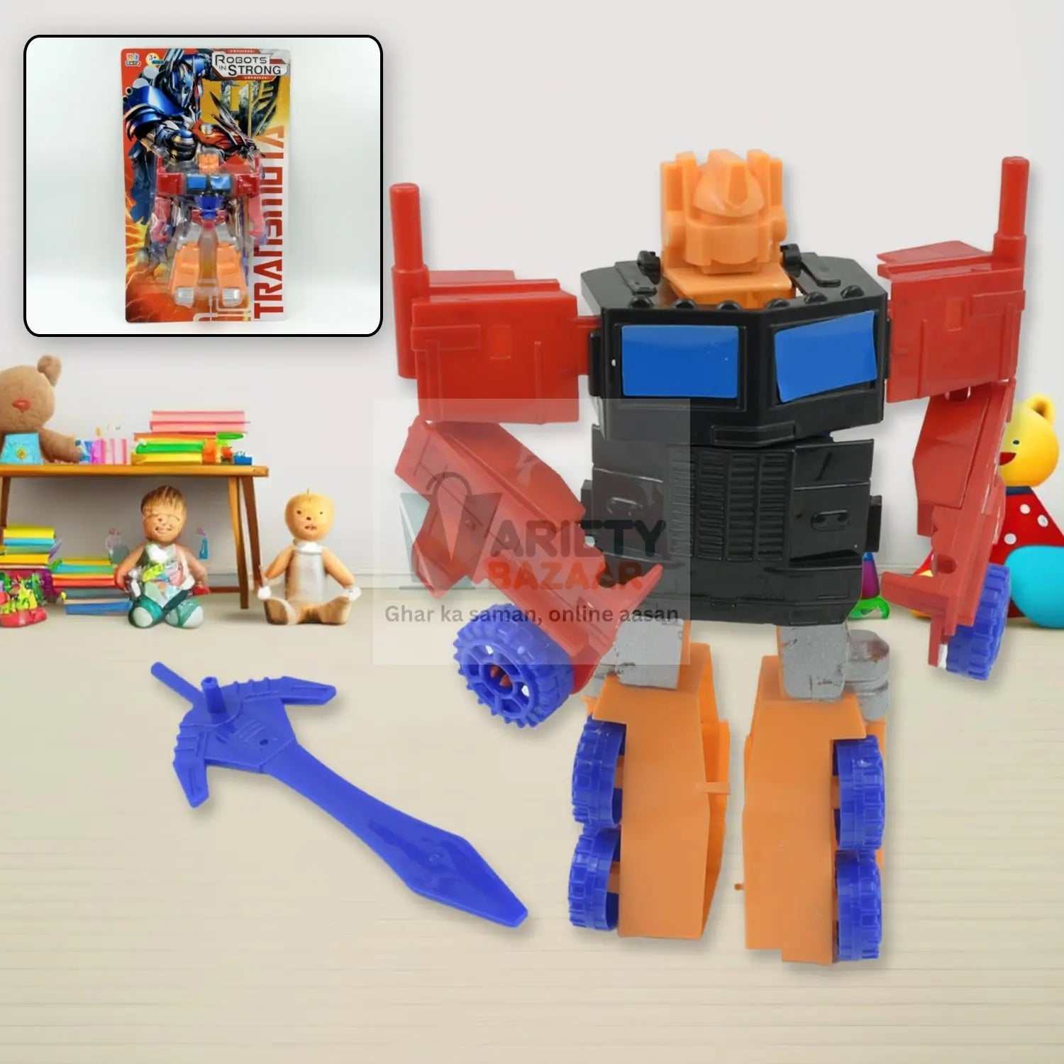 Transformers Toys Rise of the Beasts Movie Toy Car to Robot Convert Unique Toy For Boys (1 Pc) travel sahayak