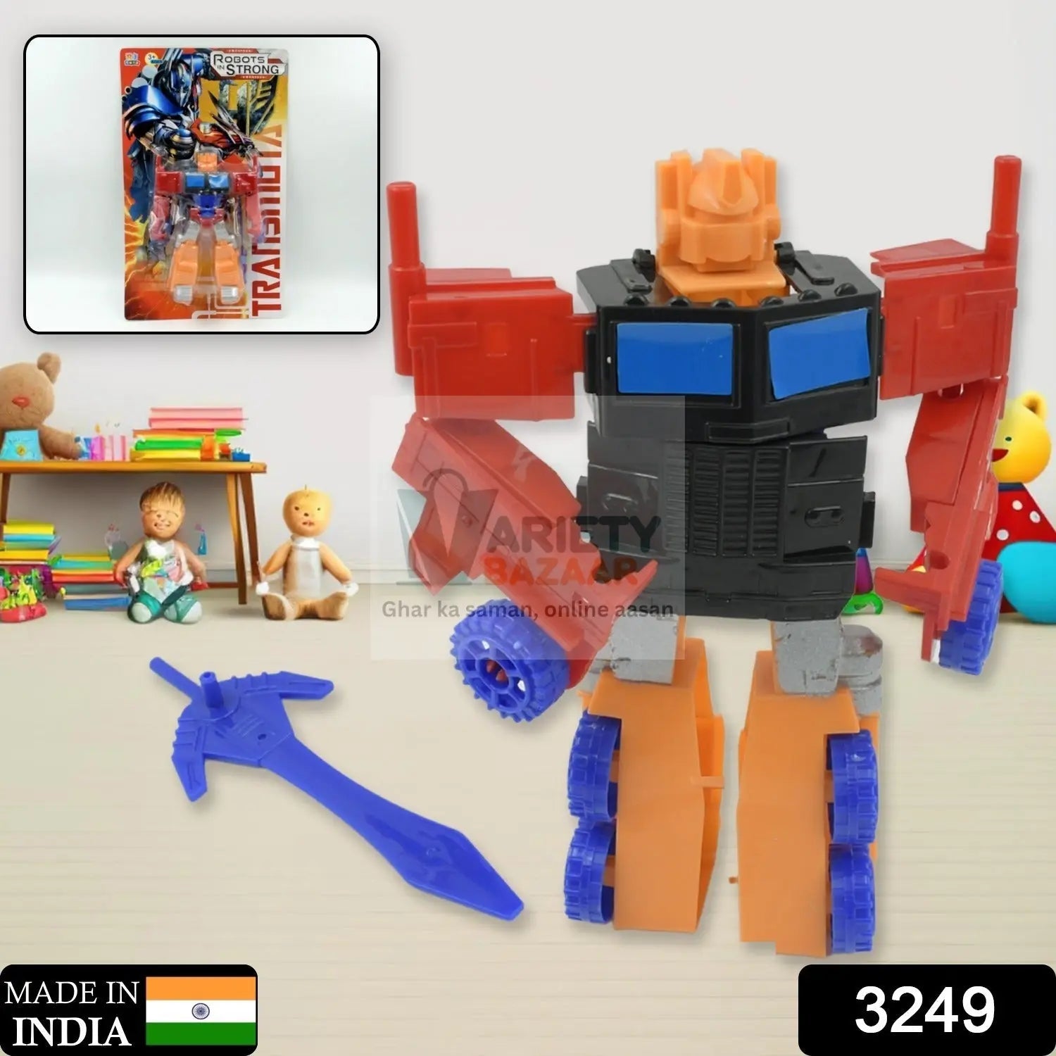 Transformers Toys Rise of the Beasts Movie Toy Car to Robot Convert Unique Toy For Boys (1 Pc) travel sahayak