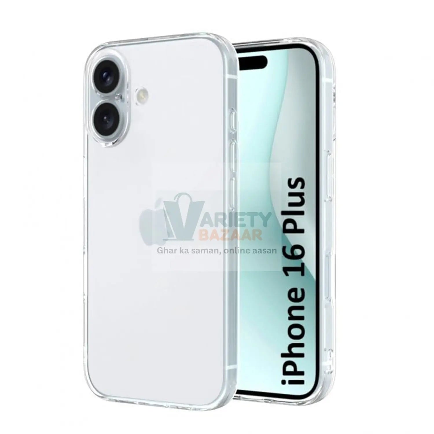 Transparent Hard Case For IPhone 16 Case (1 Pc) Variety Bazaar