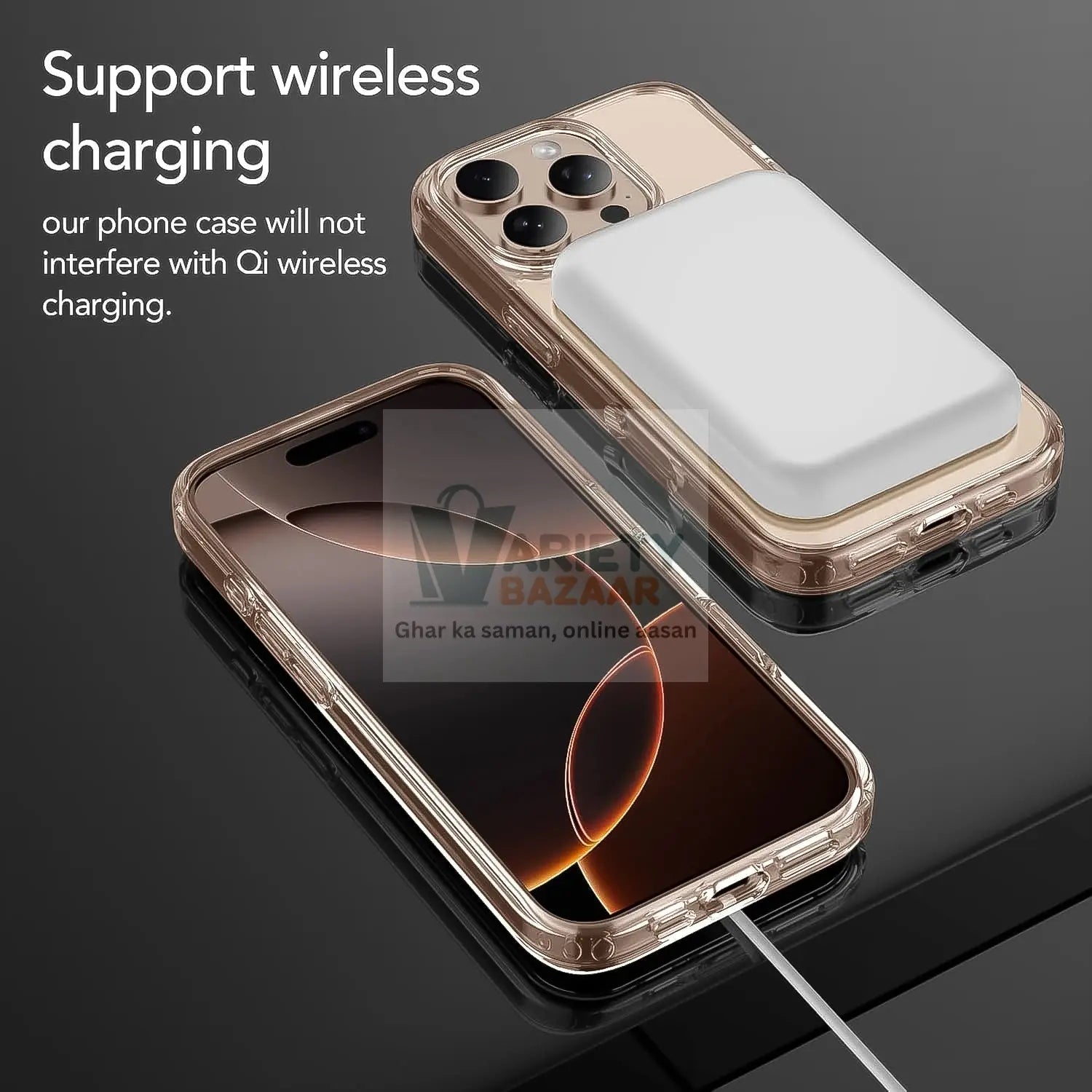 Transparent Hard Case For IPhone 16 Case (1 Pc) Variety Bazaar