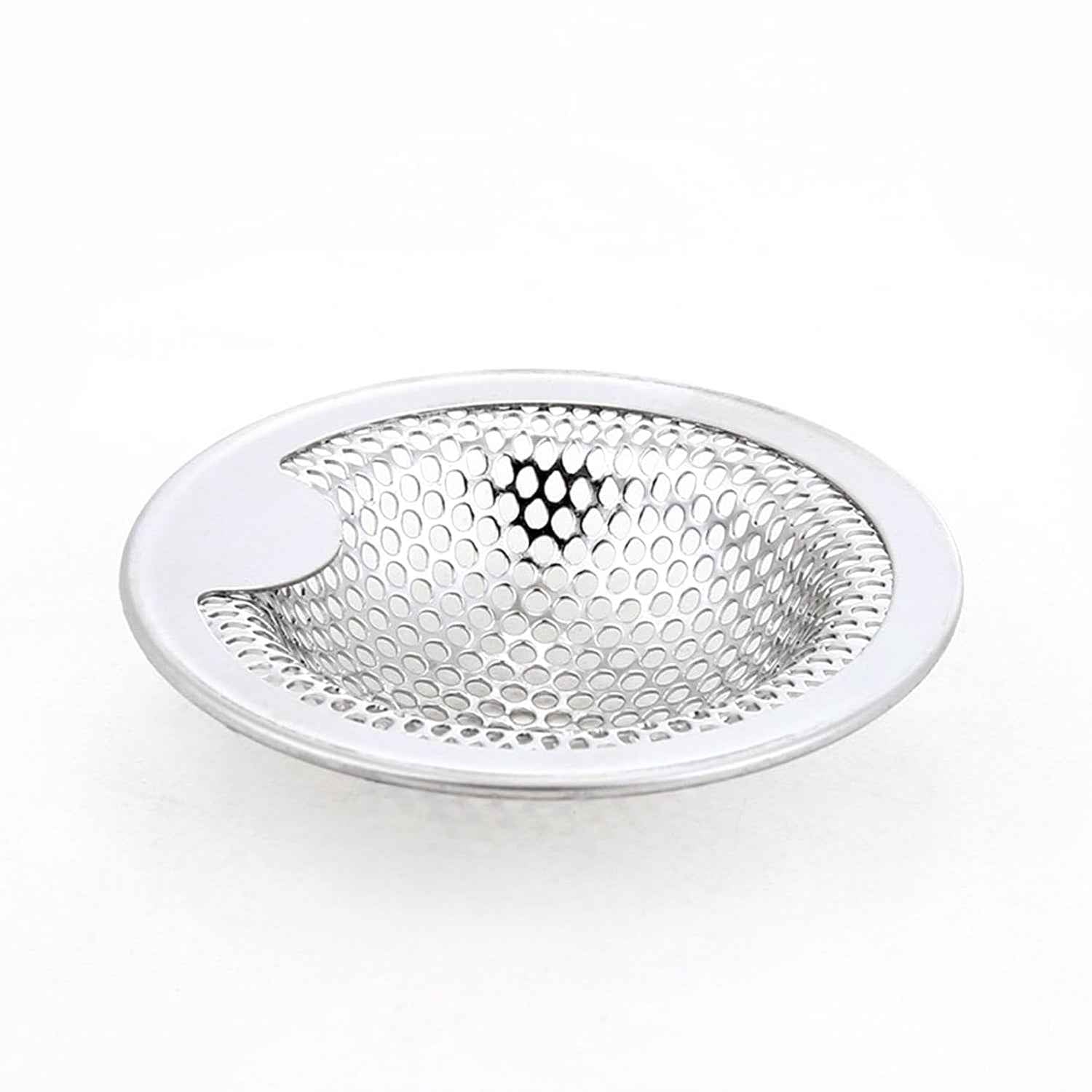 Stainless Steel Kitchen Sink Drain Strainer  Stopper (Medium  1 Pc)