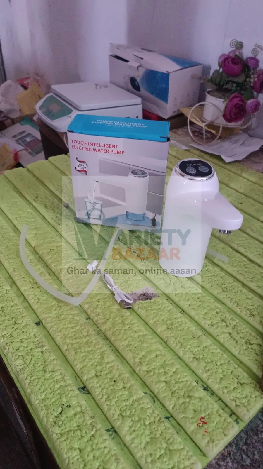 USB Electric Water Dispenser Pump, Portable Bottle Pump for Home & Travel Use Variety Bazaar