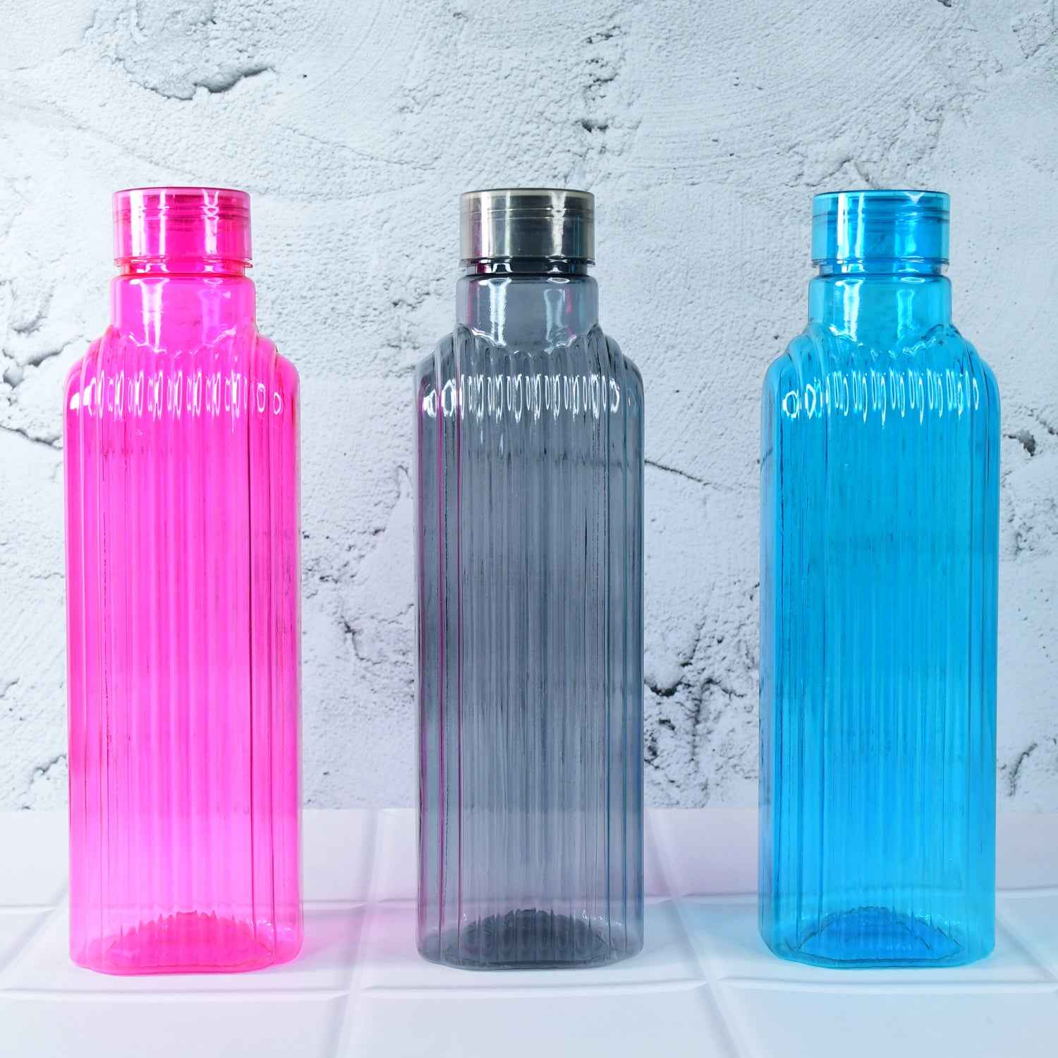 Transparent Fridge Water Bottles (3 Pc)