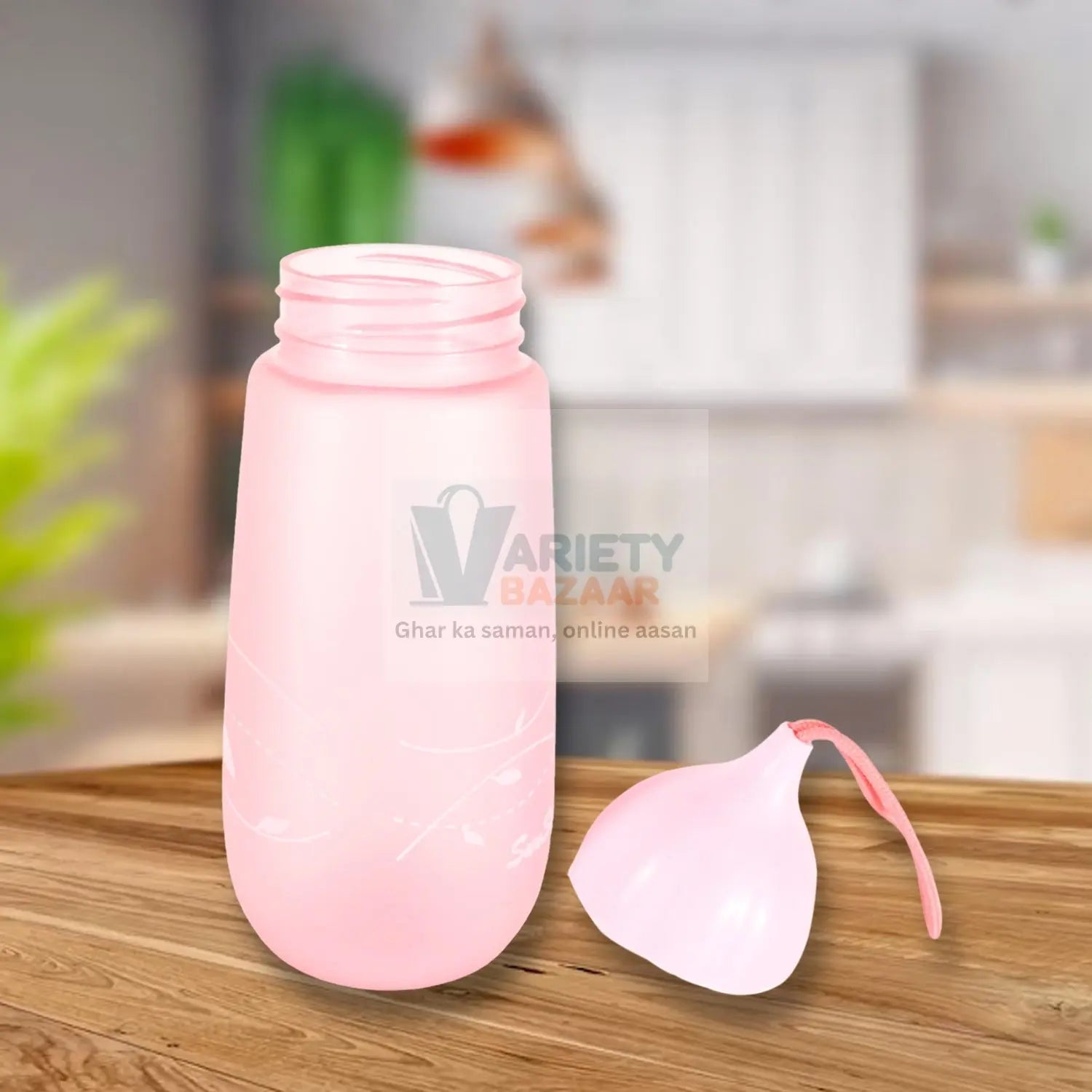 Unique Shape Premium Plastic water bottle With Dori Easy to Carry leakproof BPA-free, water Plastic water bottle for children, Home, School (1 Pc / 550 ML) Variety Bazaar