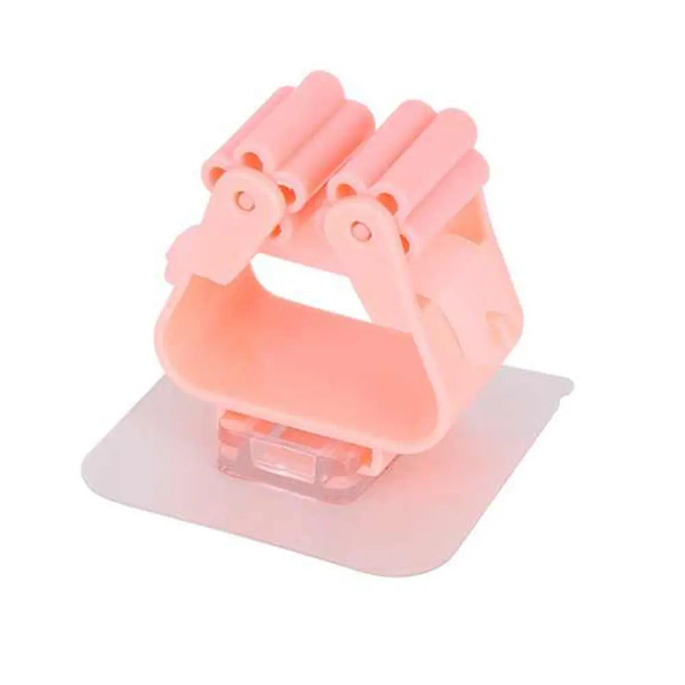 2177 Magic Sticker Series Self Adhesive Mop and Broom Holder - varietybazaar.co.in