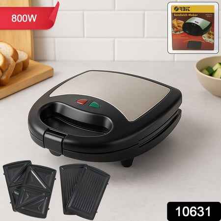 Orbit Sandwich Maker With Interchangeable Plates (800w  1 Pc)