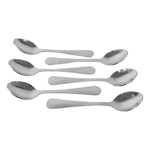 Supermom Diamond Stainless Steel Dining Spoon (6 Pc  Set)